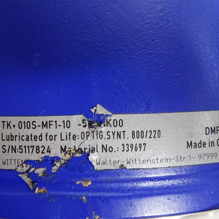 Wittenstein alpha 339697 TK+010S-MF1-10-5E1-1K00 - Maranos.de