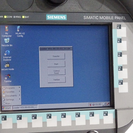 Siemens Mobile Panel 277 IWLAN 6AV6645-0DE01-0AX1 + 6AV6671-5CL00-0AX1 Neuwertig