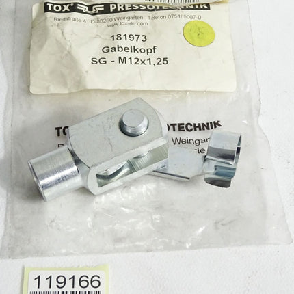 Tox Pressotechnik Gabelkopf SG-M12x1,25 / Neu