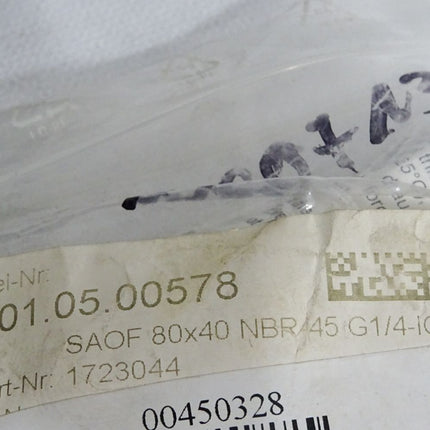 Schmalz Flachsauggreifer SAOF 80x40 NBR 45 G1/4-IG 10.01.05.00578 / Neu OVP - Maranos.de