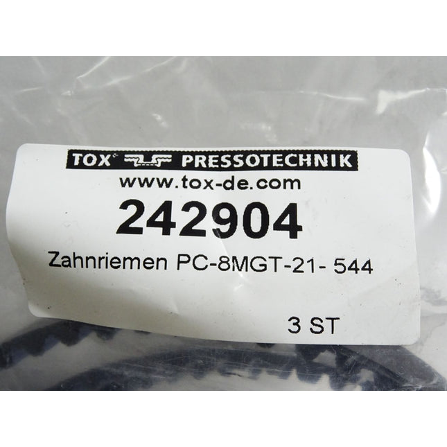 Tox Pressotechnik Zahnriemen PC-8MGT-21-544 242904 / Inhalt:3 Stück / Neu OVP - Maranos.de