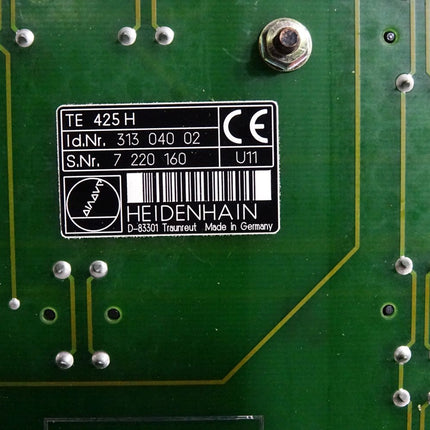 Hermle Heidenhain TE425H 31304002 Bedienfeld