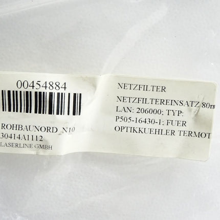 Laserline Netzfiltereinsatz P505-16430-1 / 2 Stück / Neu - Maranos.de
