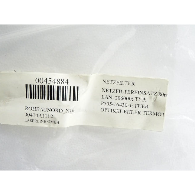 Laserline Netzfiltereinsatz P505-16430-1 / 2 Stück / Neu - Maranos.de