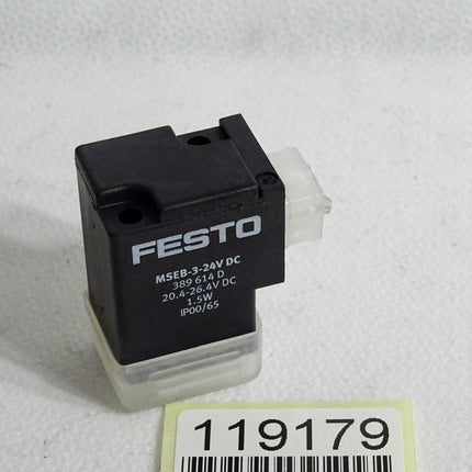 Festo Magnetspule 389614 MSEB-3-24VDC / Unbenutzt