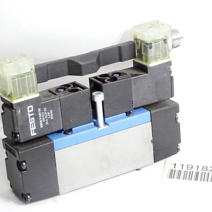 Festo Magnetventil 191321 JMN2DH-5/2B-01-ZSR + 389614 MSEB-3-24VDC / Unbenutzt