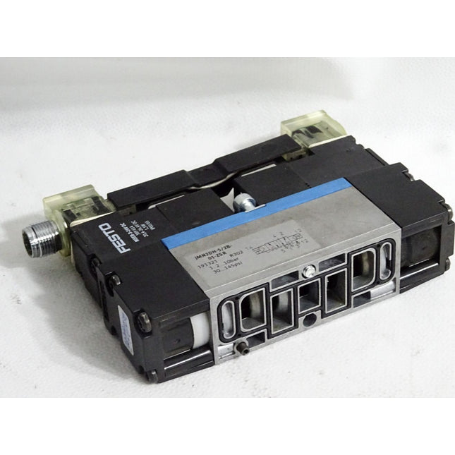 Festo Magnetventil 191321 JMN2DH-5/2B-01-ZSR + 389614 MSEB-3-24VDC / Unbenutzt - Maranos.de