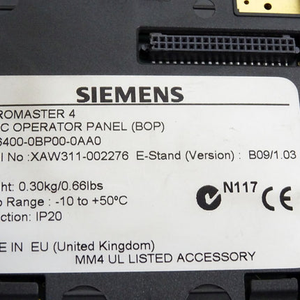 Siemens Micromaster 420 6SE6420-2AD23-0BA1 3kW + Profibus 6SE6400-1PB00-0AA0 - Maranos.de