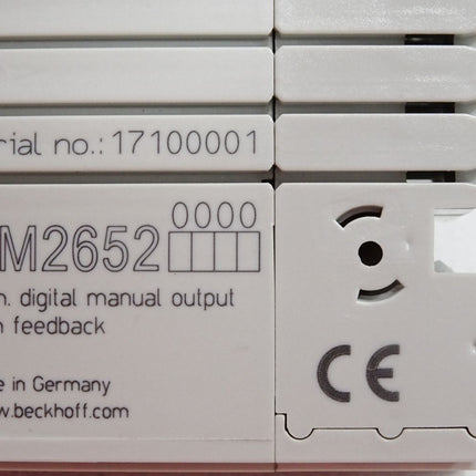 Beckhoff Busklemmenmodul digitale Ausgangsklemme KM2652