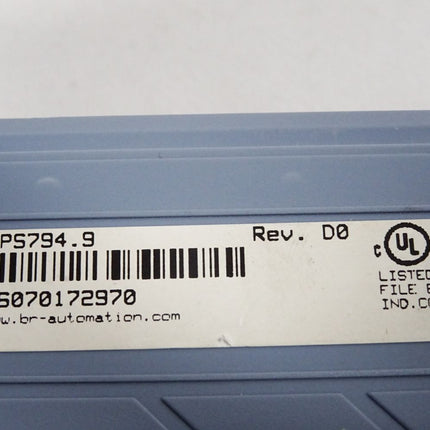 B&R 3PS794.9 Rev.D0 2005 Netzteilmodul - Maranos.de