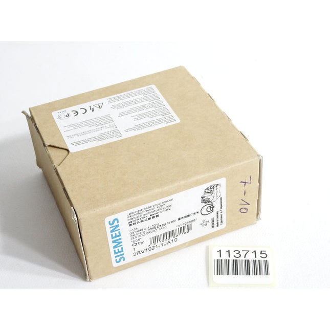 Siemens Leistungsschalter 3RV1021-1JA10 / Neu OVP - Maranos.de