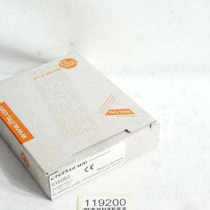 Ifm electronic Induktiver Analogsensor IG6083 IGK4008A1PKG/IO/US / Neu OVP - Maranos.de