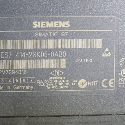 Siemens CPU414-2 6ES7414-2XK05-0AB0 / Halterung und Schalter beschädigt