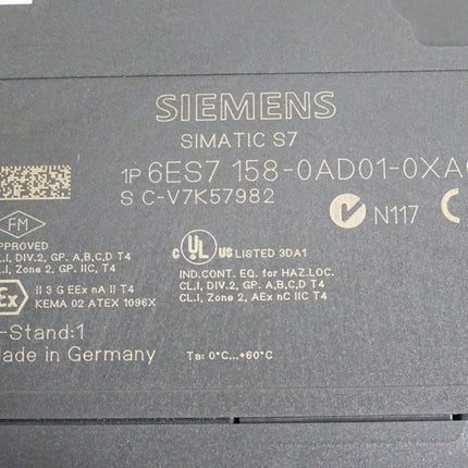 Siemens DP/DP-Koppler 6ES7158-0AD01-0XA0 6ES7 158-0AD01-0XA0