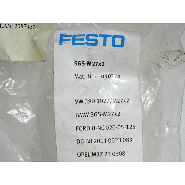 Festo Gelenkkopf SGS-M27X2 10774 / Neu OVP - Maranos.de