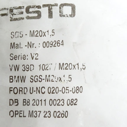 Festo Gelenkkopf SGS-M20X1,5 9264 / Neu ohne Mutter - Maranos.de
