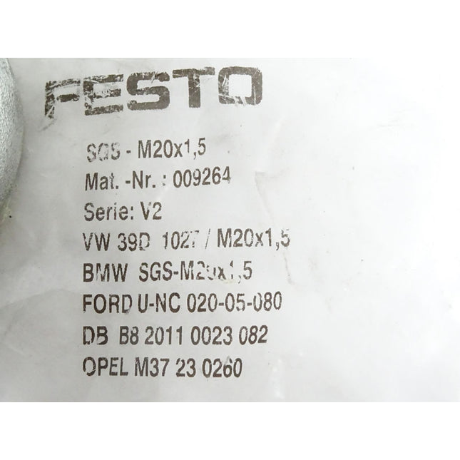 Festo Gelenkkopf SGS-M20X1,5 9264 / Neu ohne Mutter - Maranos.de