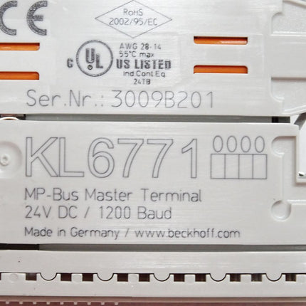 Beckhoff MP-Bus-Masterklemme KL6771 0000