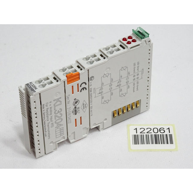Beckhoff KL3204 0000 Busklemme 4-Kanal-Analog-Eingang