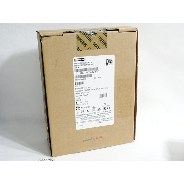 Siemens Sinamics G120C PN 6SL3210-1KE12-3AF2 0.75kW / Neu OVP versiegelt