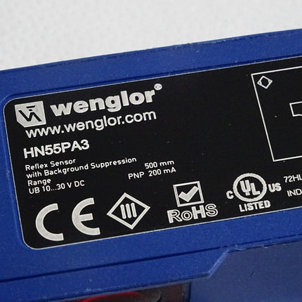 Wenglor HN55PA3 Reflextaster mit Hintergrundausblendung - Maranos.de