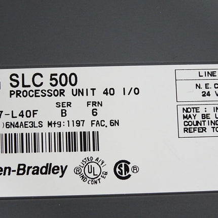 Allen Bradley SLC500 Processor Unit 40 I/O 1747-L40F - Maranos.de