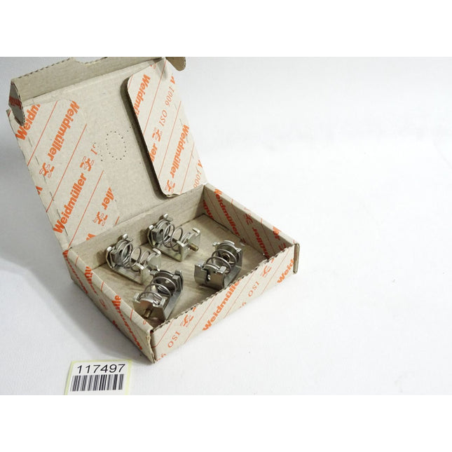 Weidmüller Klemmbügel 1712311001 KLBUE 4-13.5 SC SS / Inhalt:4 Stück / Neu OVP