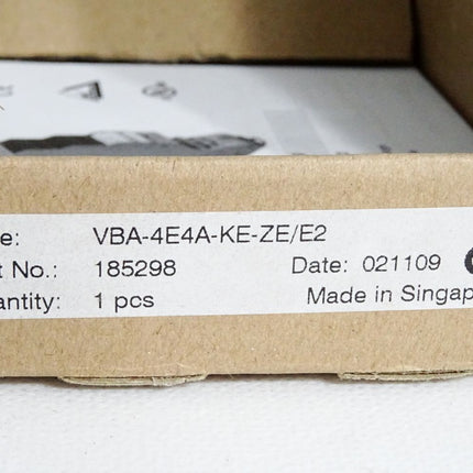Pepperl+Fuchs 185298 VBA-4E4A-KE-ZE/E2 AS-Interface Module / Neu OVP