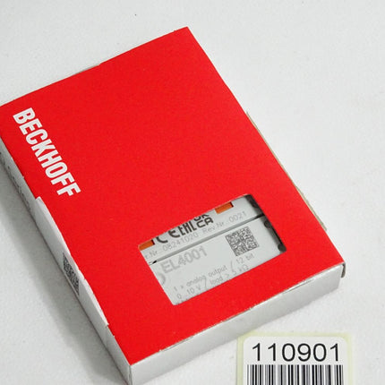 Beckhoff EL4001 Rev.0021 analoge Ausgangsklemme / Neu OVP versiegelt - Maranos.de