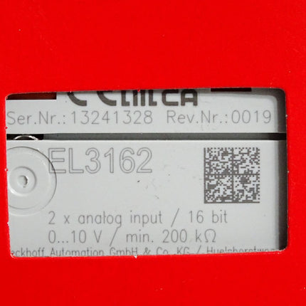 Beckhoff EL3162 Rev.0019 analoge Eingangsklemme / Neu OVP versiegelt - Maranos.de