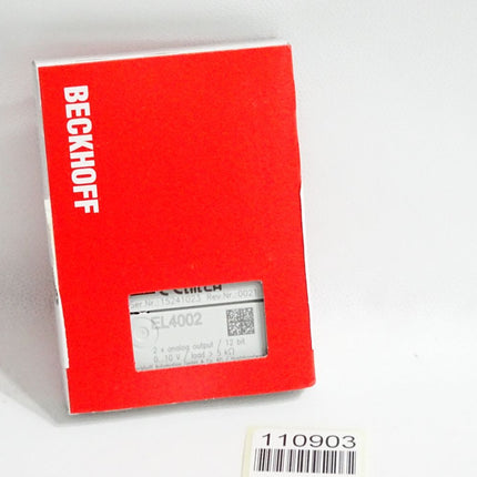 Beckhoff EL4002 Rev.0021 analoge Ausgangsklemme / Neu OVP versiegelt - Maranos.de