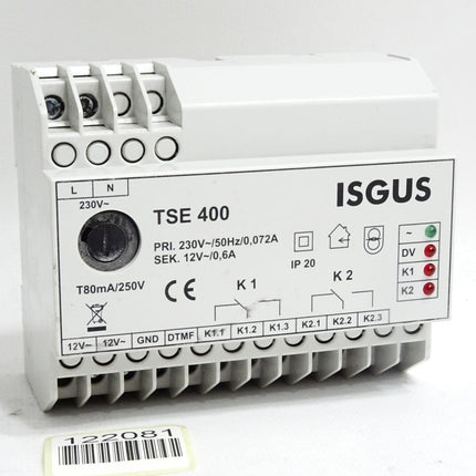 Isgus TSE400 230V auf 12V