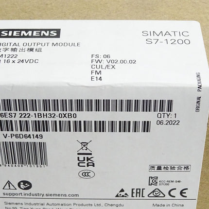 Siemens S7-1200 SM1222 6ES7222-1BH32-0XB0 6ES7 222-1BH32-0XB0 Neu OVP versiegelt - Maranos.de