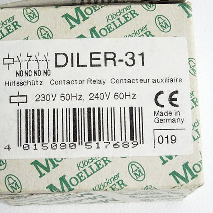 Moeller Hilfsschütz DILER-31 / Neu OVP