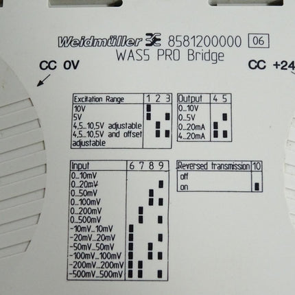 Weidmüller 8581200000 WAS5 PRO Bridge / Neu OVP