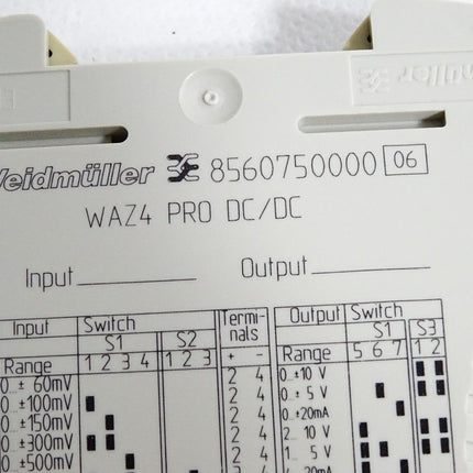 Weidmüller 8560750000 WAZ4 PRO DC/DC / Neu OVP