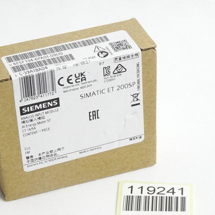 Siemens ET200SP AI 6ES7134-6PA01-0BU0 6ES7 134-6PA01-0BU0 / Neu OVP versiegelt - Maranos.de