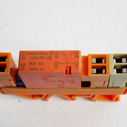 Weidmüller 110076 RS 30 115VUC BL/SL 1U Relaiskoppler / Preis pro Stück ohne OVP