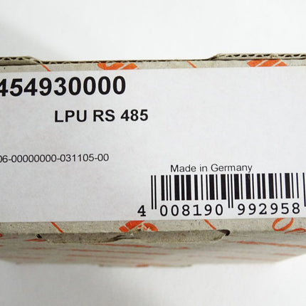 Weidmüller 9454930000 LPU RS 485 Circuit Protection / Neu OVP