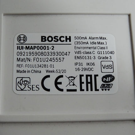Bosch Touchscreen Bedienfeld IUI-MAP0001-2 092195908033930047