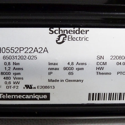 Schneider Electric BSH0552P22A2A AC servo motor 65031202-025 / Neu - Maranos.de