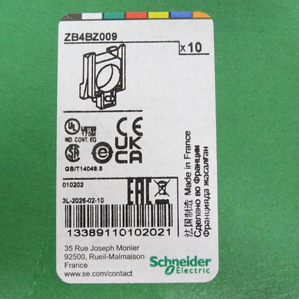 Schneider Electric Befestigungsflansch ZB4BZ009 / Inhalt:10 Stück / Neu OVP