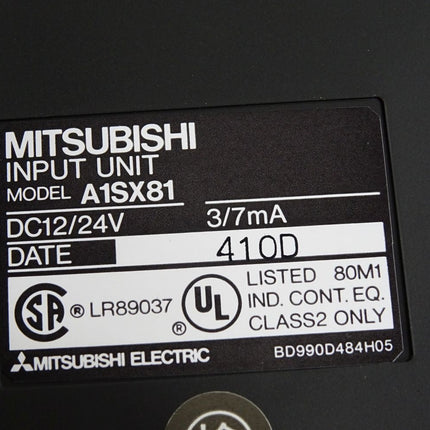 Mitsubishi Input Unit A1SX81 - Maranos.de