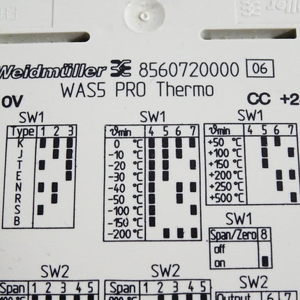 Weidmüller 8560720000 WAS5 PRO Thermo / Neuwertig