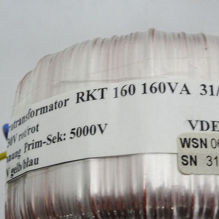 Ringkerntransformator RKT160 160VA WSN 0650246 230V auf 42V - Maranos.de