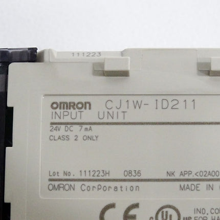 Omron Input Unit CJ1W-ID211 - Maranos.de