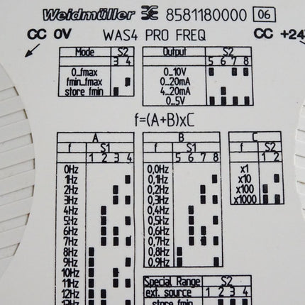 Weidmüller 8581180000 WAS4 PRO FREQ
