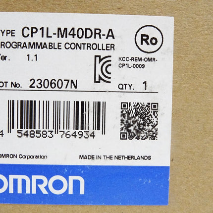 Omron Programmable Controller CP1L-M40DR-A / Neu OVP