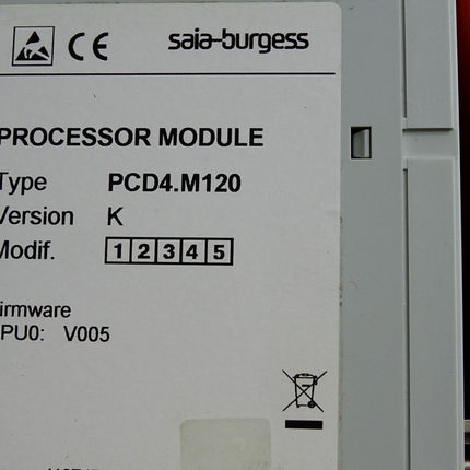 Saia Burgess Processor Module PCD4.M120 / Neuwertig OVP - Maranos.de