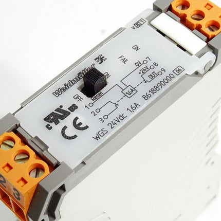 Weidmüller 8618890000 WGS 24Vdc 1,6A Elektronische Sicherung / Neuwertig